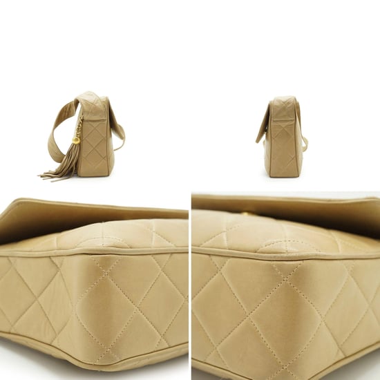 Chanel Vintage Leder-Schultertasche Kamera - Image 4