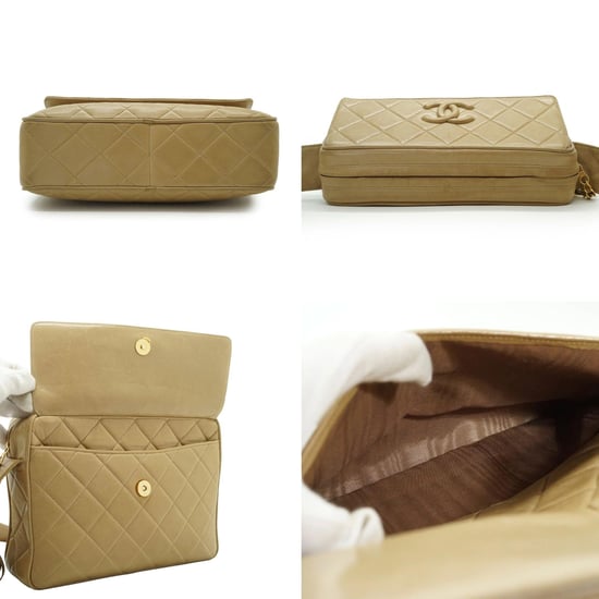 Chanel Vintage Leder-Schultertasche Kamera - Image 5