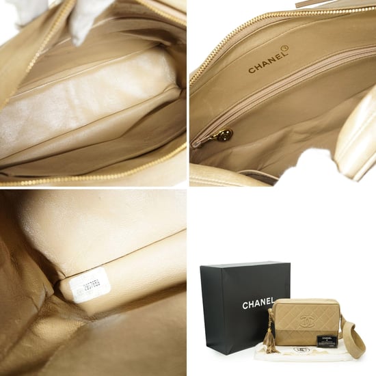 Chanel Vintage Leder-Schultertasche Kamera - Image 6