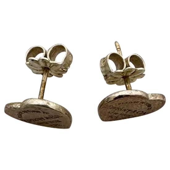 Tiffany & Co. Return to Tiffany Herzanhänger-Ohrstecker in Silber - Image 4