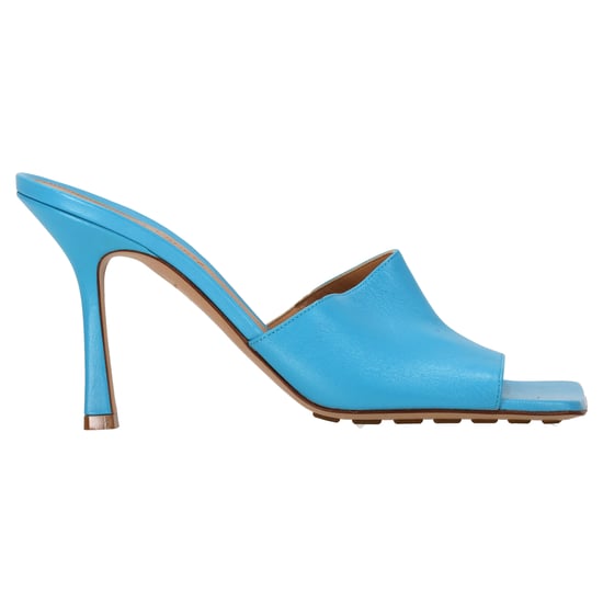 Bottega Veneta Stretch-Mules mit Absatz aus blauem Lammleder - Image 1