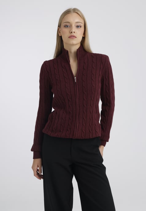 Strickjacke Strickjacke Mit Zopfmuster - Image 2