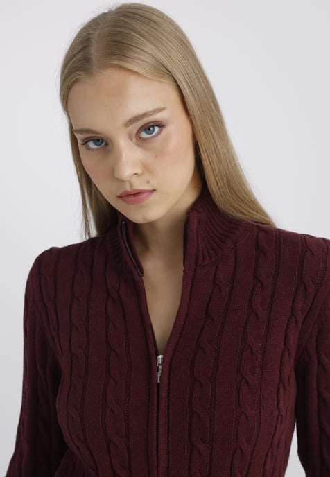 Strickjacke Strickjacke Mit Zopfmuster - Image 3