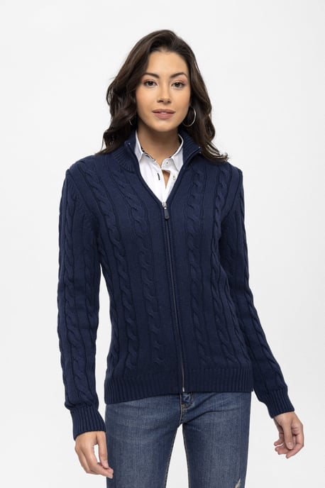 Strickjacke Strickjacke Mit Zopfmuster - Image 1