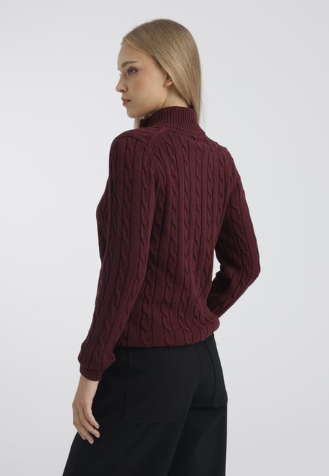 Strickjacke Strickjacke Mit Zopfmuster - Image 4