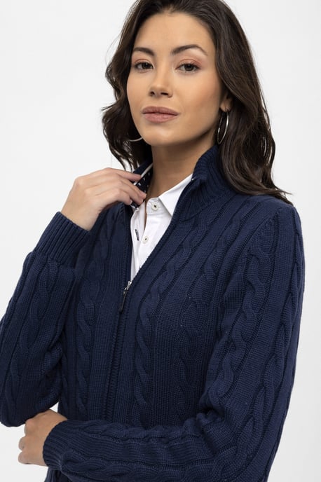 Strickjacke Strickjacke Mit Zopfmuster - Image 2