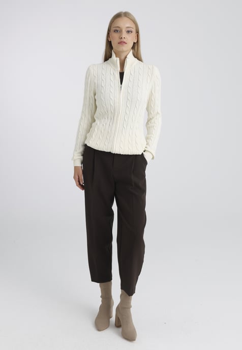 Strickjacke Strickjacke Mit Zopfmuster - Image 3