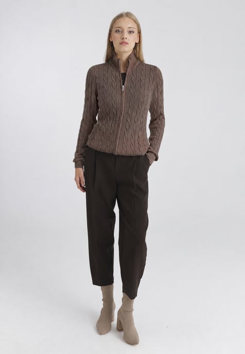 Strickjacke Strickjacke Mit Zopfmuster - Image 2