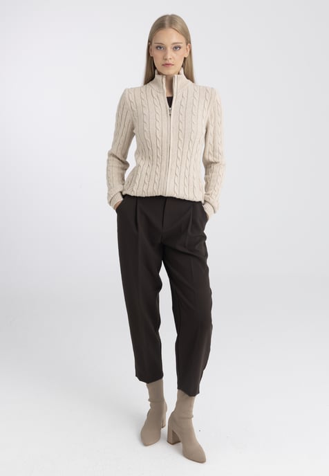 Strickjacke Strickjacke Mit Zopfmuster - Image 2