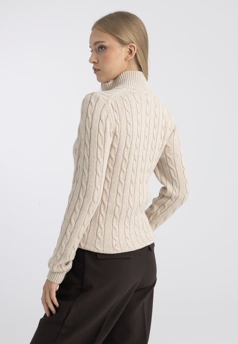 Strickjacke Strickjacke Mit Zopfmuster - Image 4