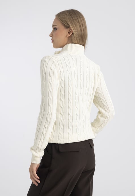 Strickjacke Strickjacke Mit Zopfmuster - Image 5