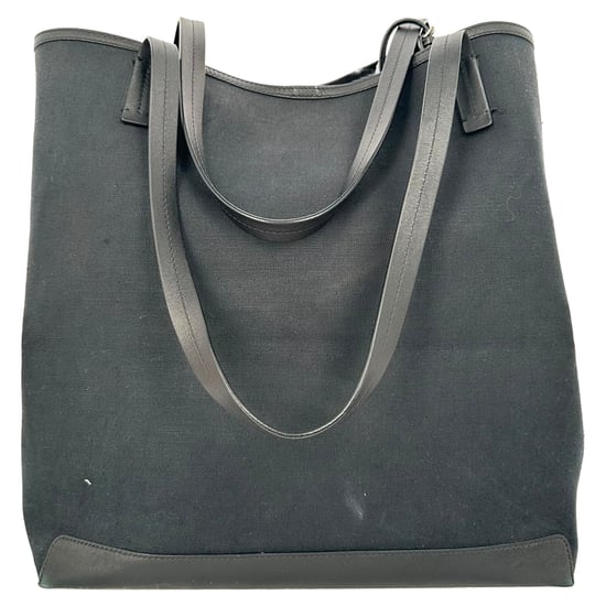 The Row Park Tote Three Canvas Tragetasche aus schwarzem Nylon-Canvas - Image 1