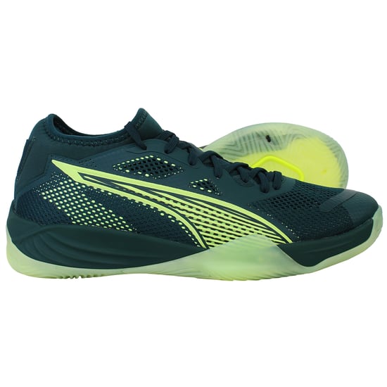 Puma Eliminate Nitro SQD 4 Herren Dunkelgrüne Handballschuhe - Image 4