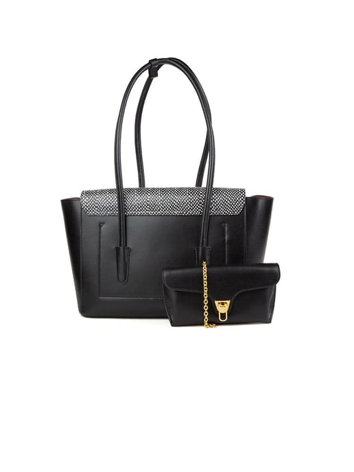 Coccinelle Handtasche Schwarz/Schwarz - Image 3