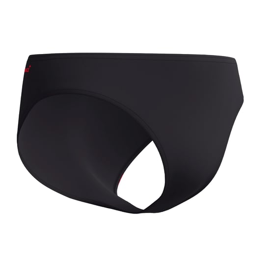 Speedo - "Hyperboom Splice" Schwimmshorts für Herren (Schwarz/Koralle) - Image 3