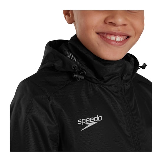 Speedo - "Club" Jacke, wasserfest für Jungen, Vaposhield-Material (Schwarz) - Image 3