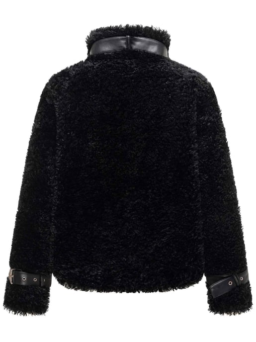 Navahoo Damen Teddyjacke Wuschelwonne mit Schnallendetails - Image 3