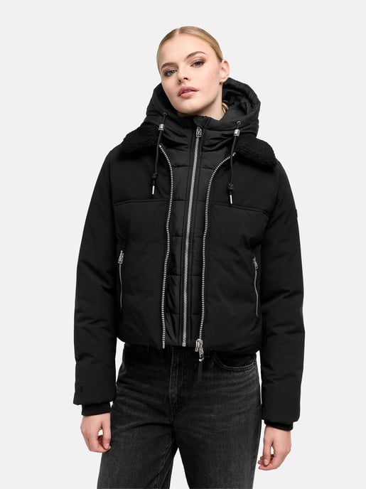 Marikoo Yurinaa Damen-Winterjacke mit abnehmbarem Innenlayer - Schwarz - Image 6