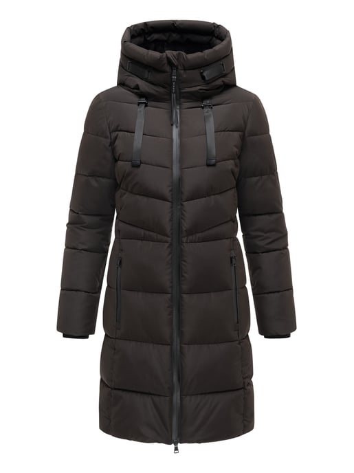 Marikoo Damen Winterjacke Natsukoo – warm, mit Teddyfell & Kapuze - Image 2