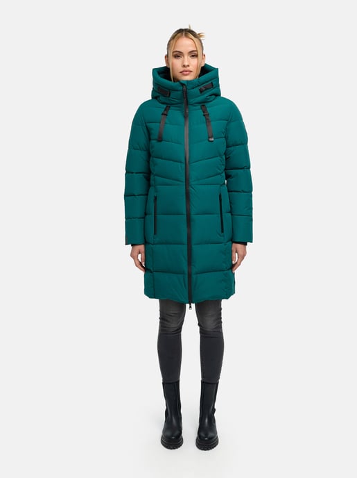 Marikoo Damen Winterjacke Natsukoo – warm, mit Teddyfell & Kapuze - Image 6