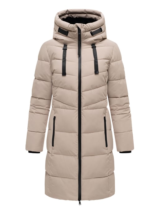 Marikoo Damen Winterjacke Natsukoo – warm, mit Teddyfell & Kapuze - Image 2