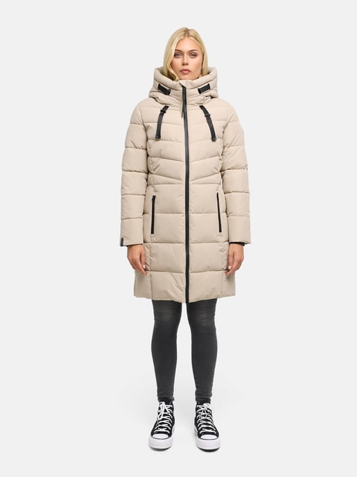 Marikoo Damen Winterjacke Natsukoo – warm, mit Teddyfell & Kapuze - Image 6