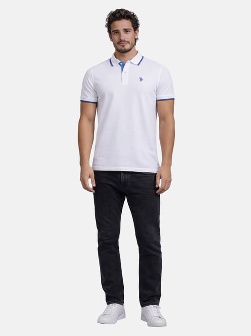 U.S. Polo Assn. Herren Poloshirt aus Baumwolle mit Kontrastdetails - Image 4
