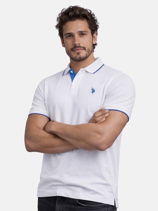 U.S. Polo Assn. Herren Poloshirt aus Baumwolle mit Kontrastdetails - Image 6