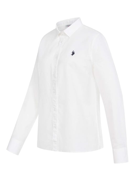 U.S. Polo Assn. Damen Leinenshirt aus Leinen-Baumwollmix - Image 2