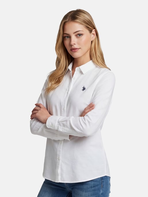 U.S. Polo Assn. Damen Leinenshirt aus Leinen-Baumwollmix - Image 6