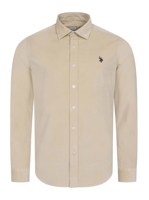U.S. Polo Assn. Herren Cordhemd aus Baumwolle mit Stretchanteil - Image 1