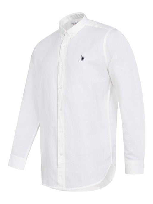 U.S. Polo Assn. Herren Leinenhemd aus Leinen-Baumwollmix - Image 2