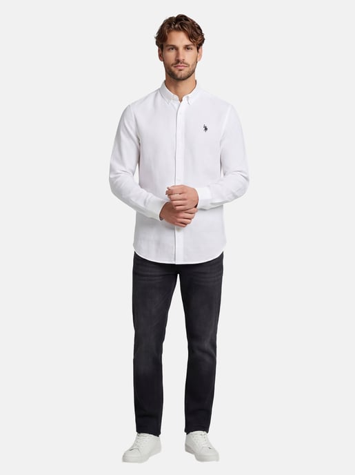 U.S. Polo Assn. Herren Leinenhemd aus Leinen-Baumwollmix - Image 5