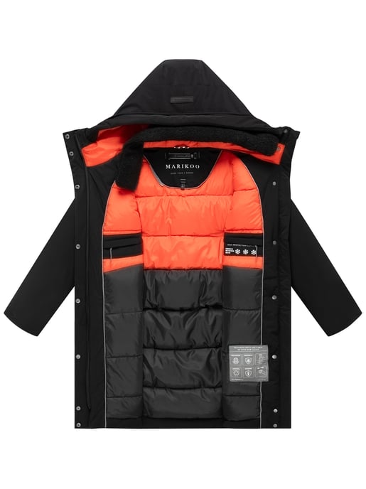 Marikoo Damen Winterparka Pakaami mit Teddyfutter - Image 4
