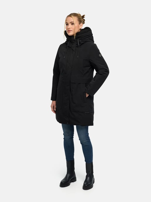 Marikoo Damen Winterparka Pakaami mit Teddyfutter - Image 5