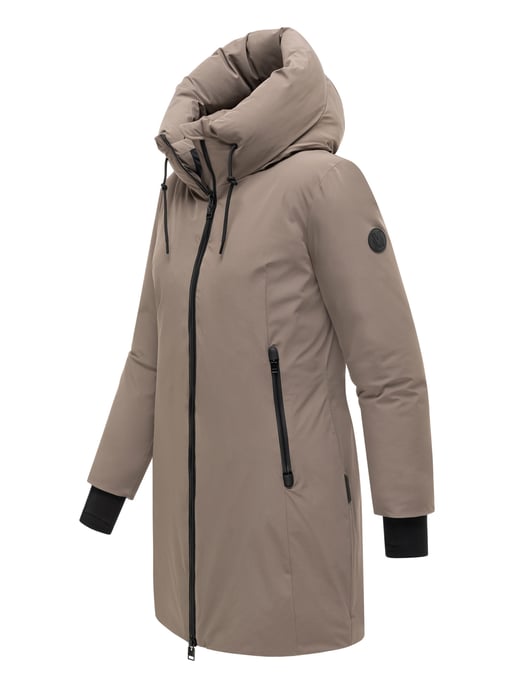 Marikoo Damen Wintermantel Polarhäschen mit Kapuze - Image 2