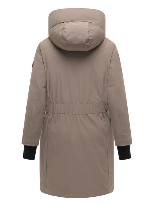 Marikoo Damen Wintermantel Polarhäschen mit Kapuze - Image 3