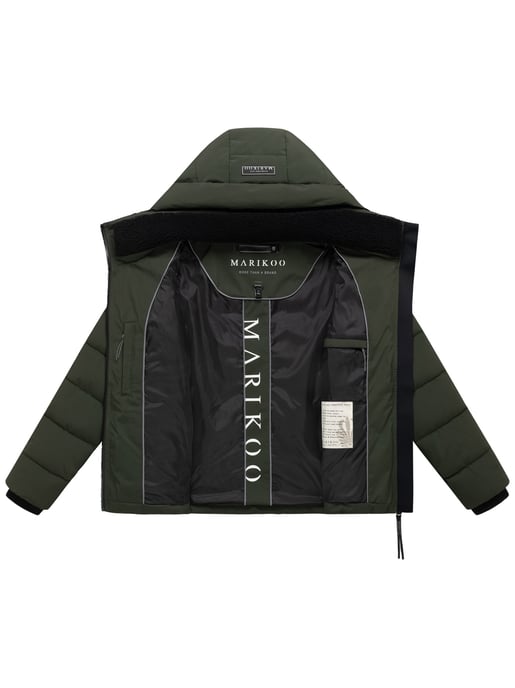 Marikoo Damen Winterjacke Naanda mit Teddyfutter - Image 4