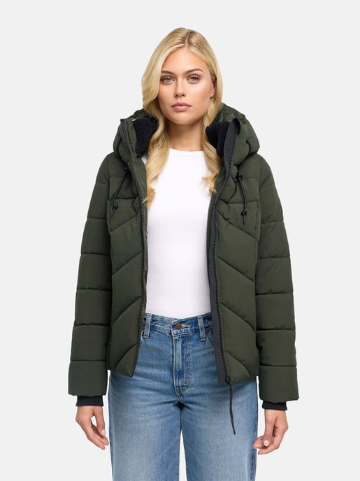 Marikoo Damen Winterjacke Naanda mit Teddyfutter - Image 6