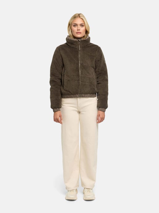 Marikoo Damen Winterjacke Yuvaa aus Teddyplüsch - Image 5