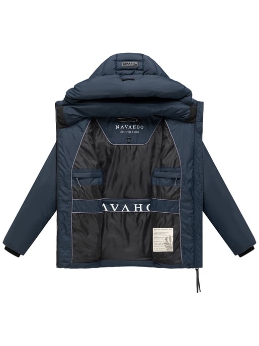 Navahoo Damen Winter Steppjacke Waldengel mit Kapuze - Image 4