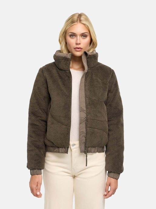 Marikoo Damen Winterjacke Yuvaa aus Teddyplüsch - Image 6