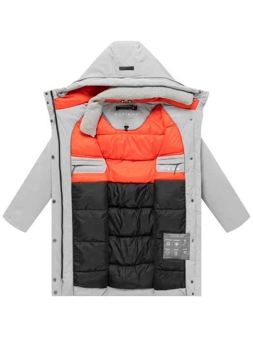 Marikoo Damen Winterparka Pakaami mit Teddyfutter - Image 4