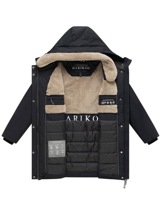 Marikoo Damen Winterparka Calistaa mit Taillengürtel - Image 4