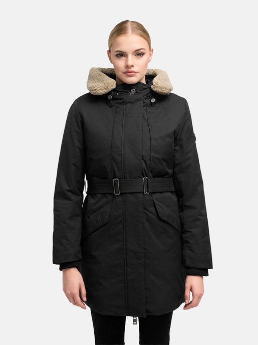 Marikoo Damen Winterparka Calistaa mit Taillengürtel - Image 5