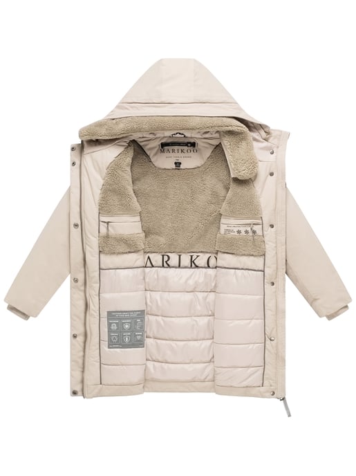 Marikoo Damen Winterparka Calistaa mit Taillengürtel - Image 4