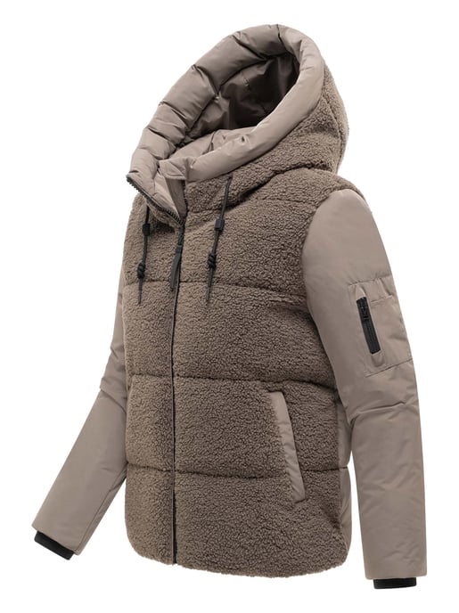 Marikoo Damen Winterjacke Elidee mit Teddyplüsch - Image 2