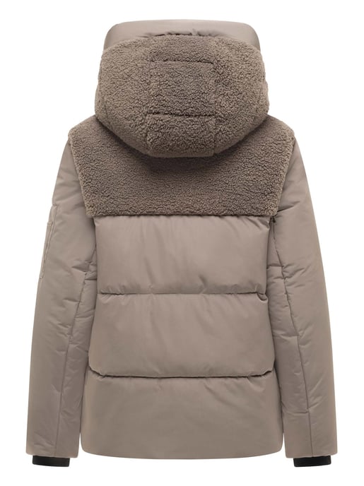 Marikoo Damen Winterjacke Elidee mit Teddyplüsch - Image 3