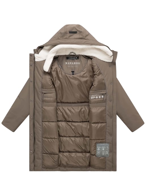 Navahoo Damen Winterparka Bibber-Beauty mit Teddyfutter - Image 5