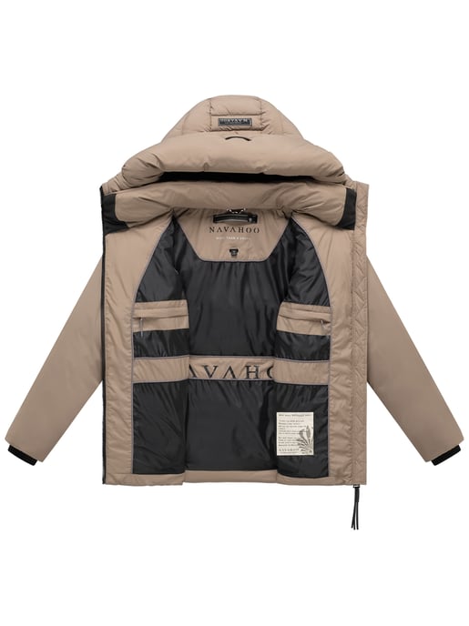 Navahoo Damen Winter Steppjacke Waldengel mit Kapuze - Image 4